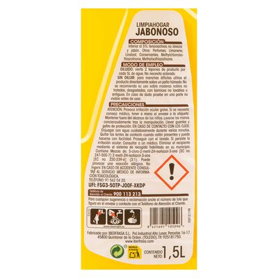 Limpiahogar Lanta 1,5 l Jabonoso