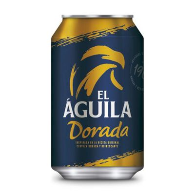 Cerveza Dorada El Aguila Lata 33cl