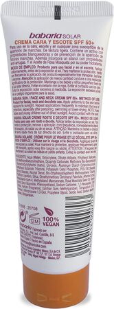 Crema Solar Facial Stick Babaria 75ml F50 Rosa Mosqueta