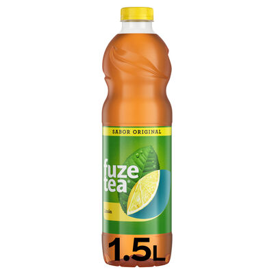 Refresco de t&eacute; al lim&oacute;n Fuze Tea 1,5l Botella
