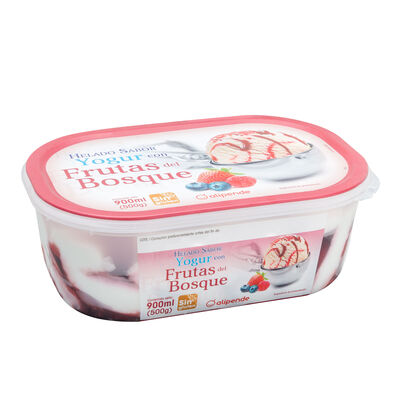 Helado en tarrina Alipende 900ml frutas del bosque