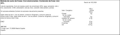 N&eacute;ctar de naranja Disfruta 2l