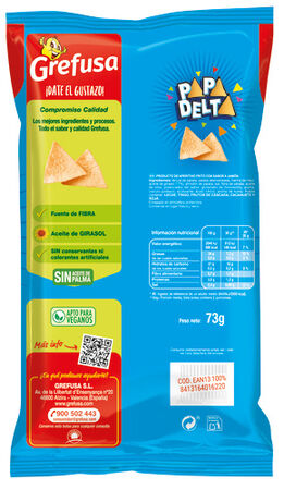 Snack Papa Delta Grefusa 73g