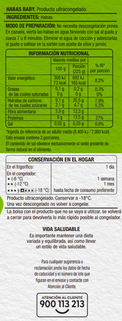 Habas baby Alipende 450g