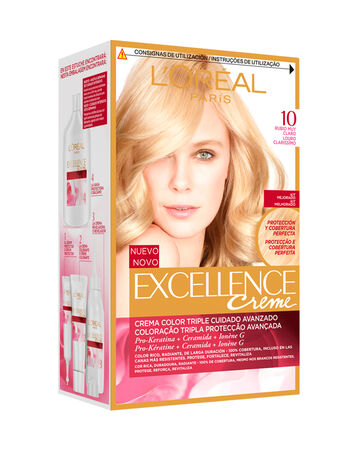 Tinte de cabello L'Oréal Excellence Creme nº 10 rubio clarisimo