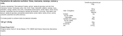 Caramelos sin gluten Chupa Chups mini 20u