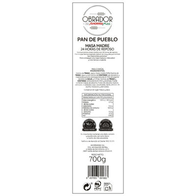 Pan de pueblo 700g
