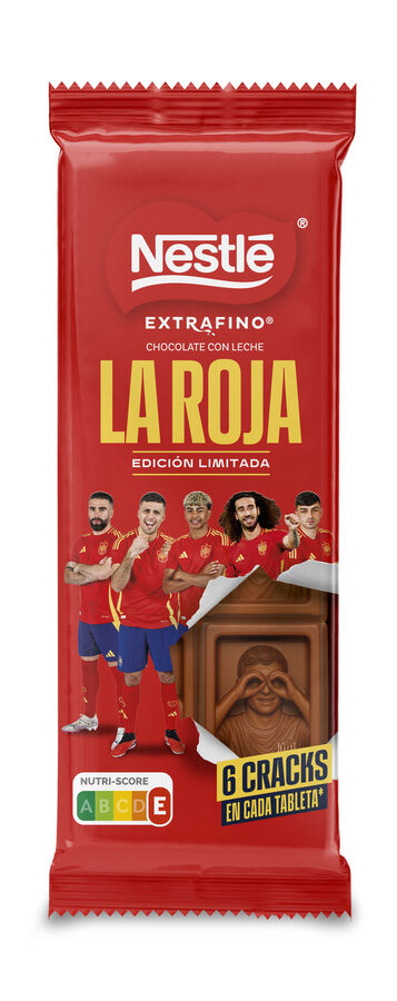Chocolate con leche extrafino edición limitada La Roja Nestlé 90g