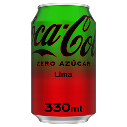 Refresco zero de lima y cola Coca Cola 33cl