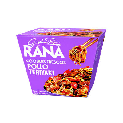 Noodles con pollo teriyaki Rana 357g