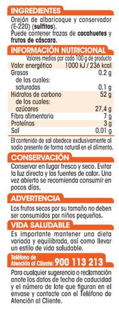 Orejones albaricoque Alipende 250g