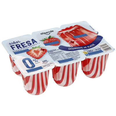 Gelatina Light Alipende Pack 6 Fresa