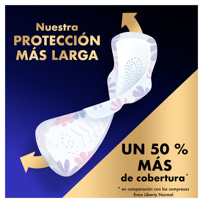 Compresas Evax Liberty 9 unidades alas noche extra