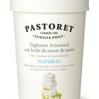 Yogur artesanal de leche de vacas de pasto Pastoret 500g natural
