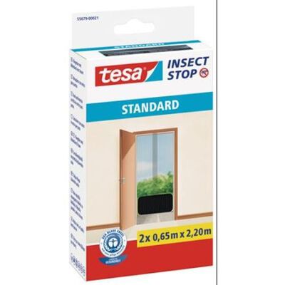 Malla mosquiera puerta Tesa Antracita