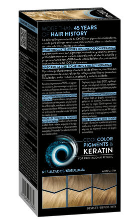 Tinte permanente Syoss n&ordm;8.11 rubio claro con keratina