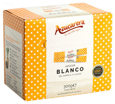 Az&uacute;car blanco Azucarera 50u en sobres
