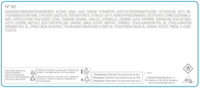 Eau de toilette Caravan hombre 150ml n&ordm;62