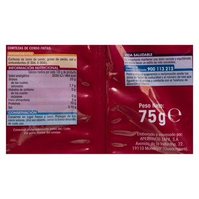 Cortezas de cerdo Alipende 75g