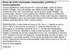 Alitas de Pollo Estilo Americano, Crujientes y Jugosas, La Cocinera 400g
