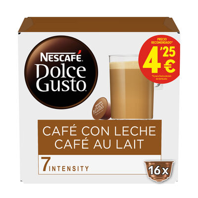 Café nescafé Dolce Gusto 16 cápsulas con leche