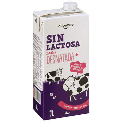 Leche sin lactosa Alipende 1l desnatada
