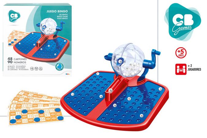 Juego de mesa Bingo 90 números Colorbaby 48 cartas