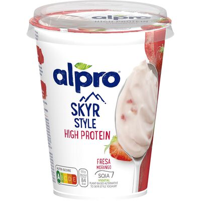 Yogur prote&iacute;na Skyr Alpro 400g fresa