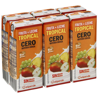 Fruta con leche tropical Alipende pack 6