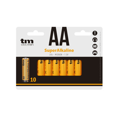 Pila Superalkaline Tm AA 1,5v 10 uds