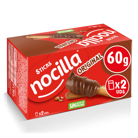 Crema de cacao con sticks Nocilla Original 60g