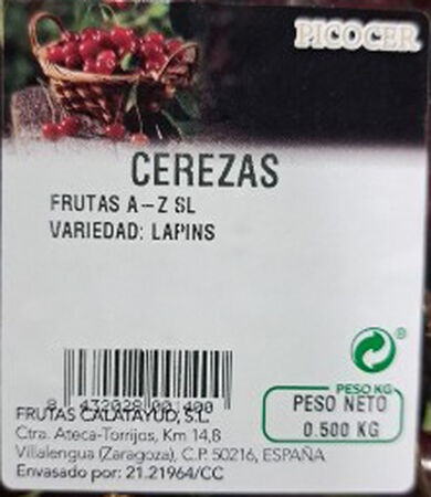 Cereza bandeja 500g