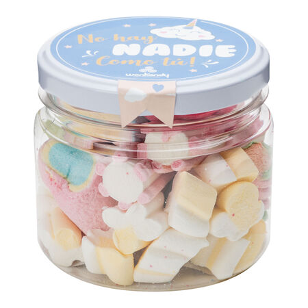 Golosinas Wonkandy no hay nadie como tú bote 100g nubes