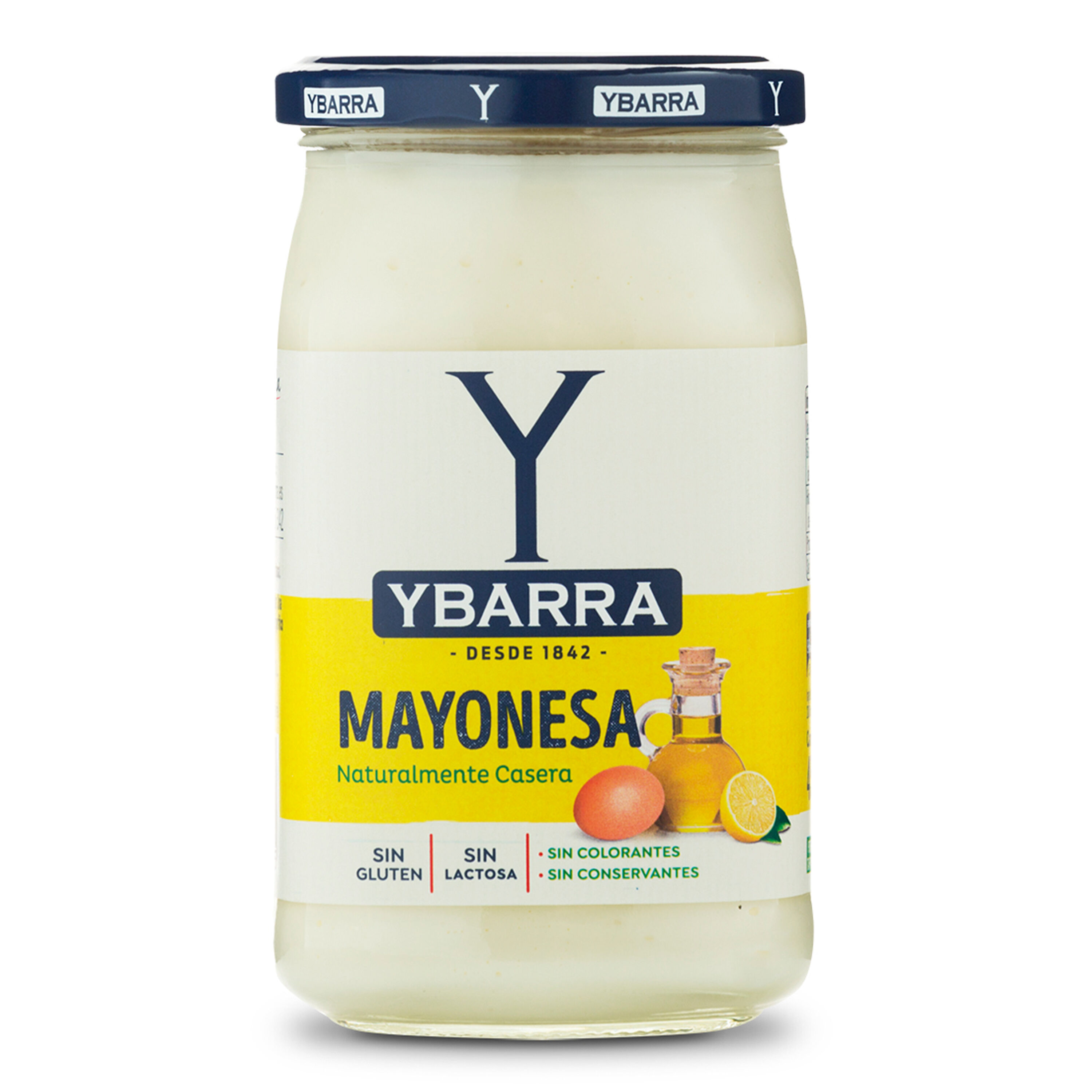 Mayonesa sin gluten sin lactosa Ybarra 450ml