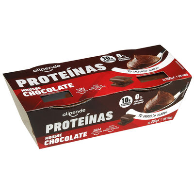 Mousse prote&iacute;nas Alipende 2 unidades chocolate