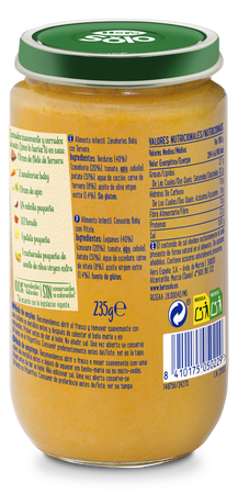 Tarro Hero Solo zanahoria ternera desde 6meses 235g