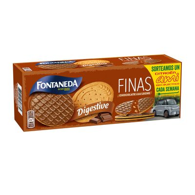 Galletas chocolate finas Fontaneda 170g