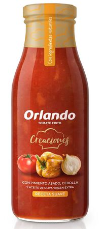 Tomate frito creaciones Orlando 495g receta suave
