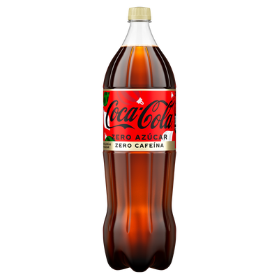 Refresco cola Coca-Cola botella 2l zero zero sin cafe&iacute;na