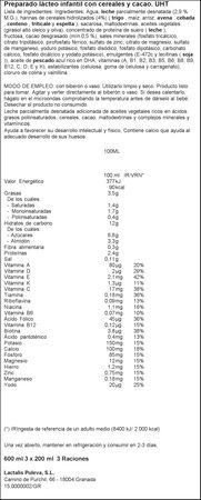 Preparado lácteo Puleva Peques cereales cacao pack 3