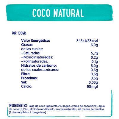 Yogur Alpro 350g coconut