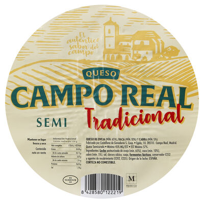Queso mezcla semicurado Campo Real