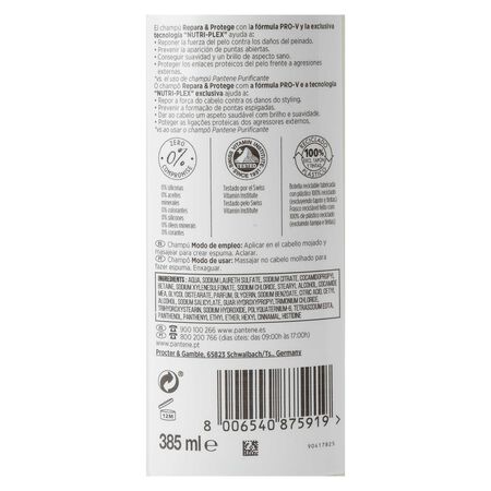 Champú Pantene 385ml Repara&Protege