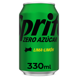 Refresco lima-limón Sprite lata 33cl zero azúcar