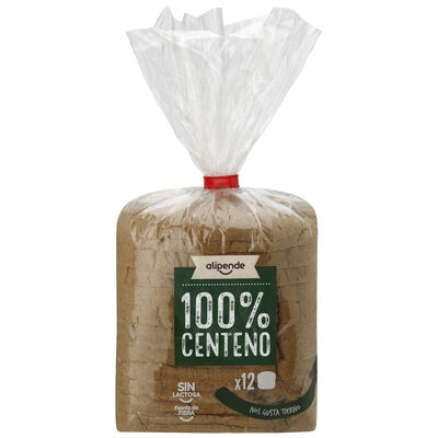 Pan de molde 100% centeno sin lactosa Alipende 450 g