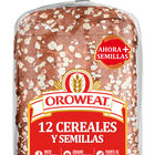 Pan de molde Oroweat 12 cereales y semillas 550g