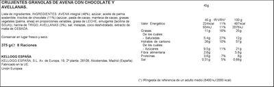 Cereales Kellogg'S 375g extra con chocolate y avellanas