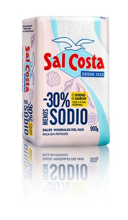 Sal marina -30% sodio Costa 900g
