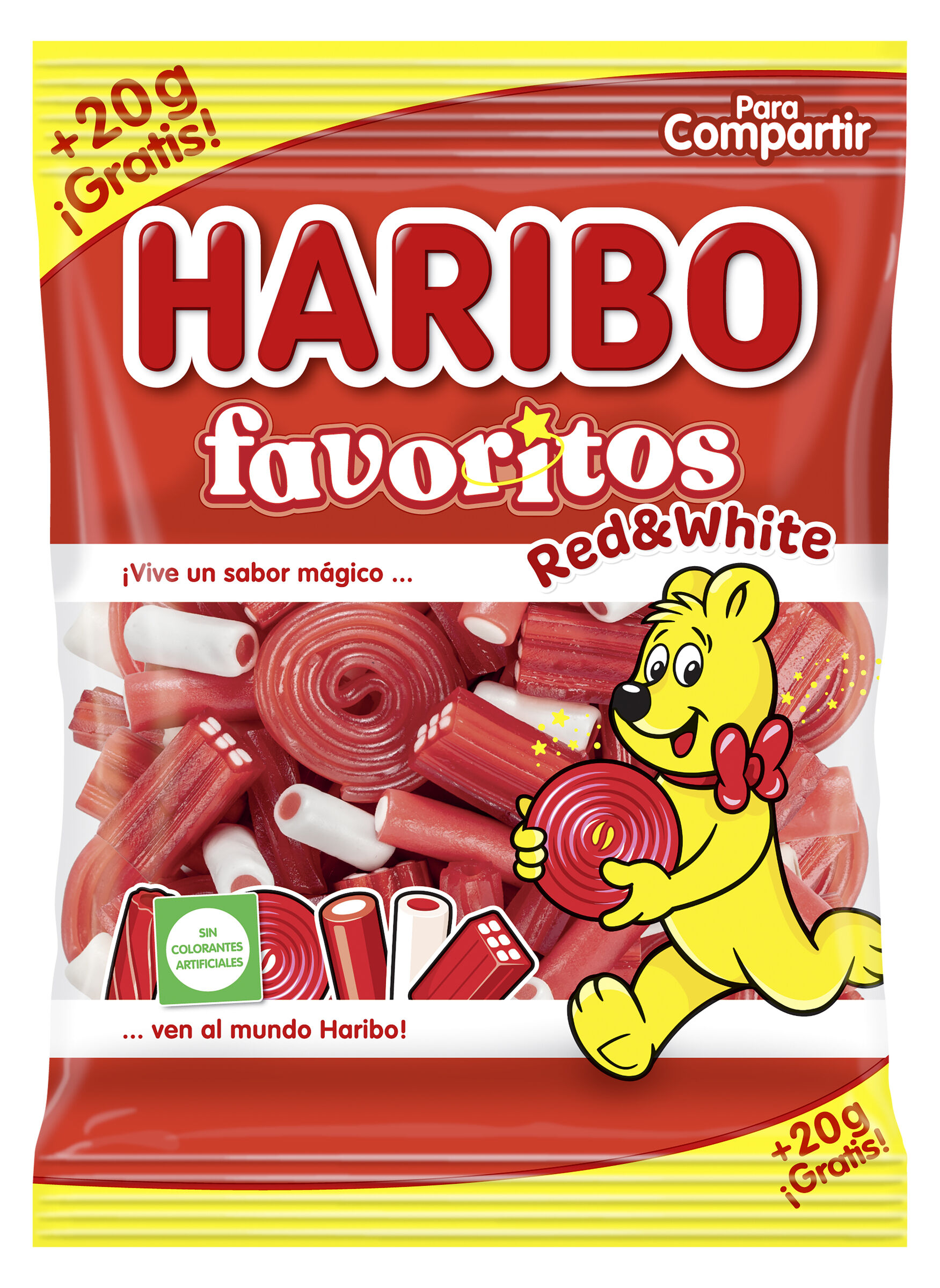 Regaliz favoritos red & white Haribo 170g