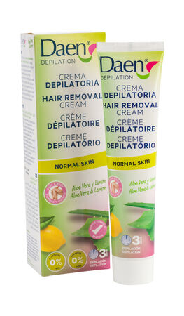 Crema depilatoria con aloe vera Daen 125 ml
